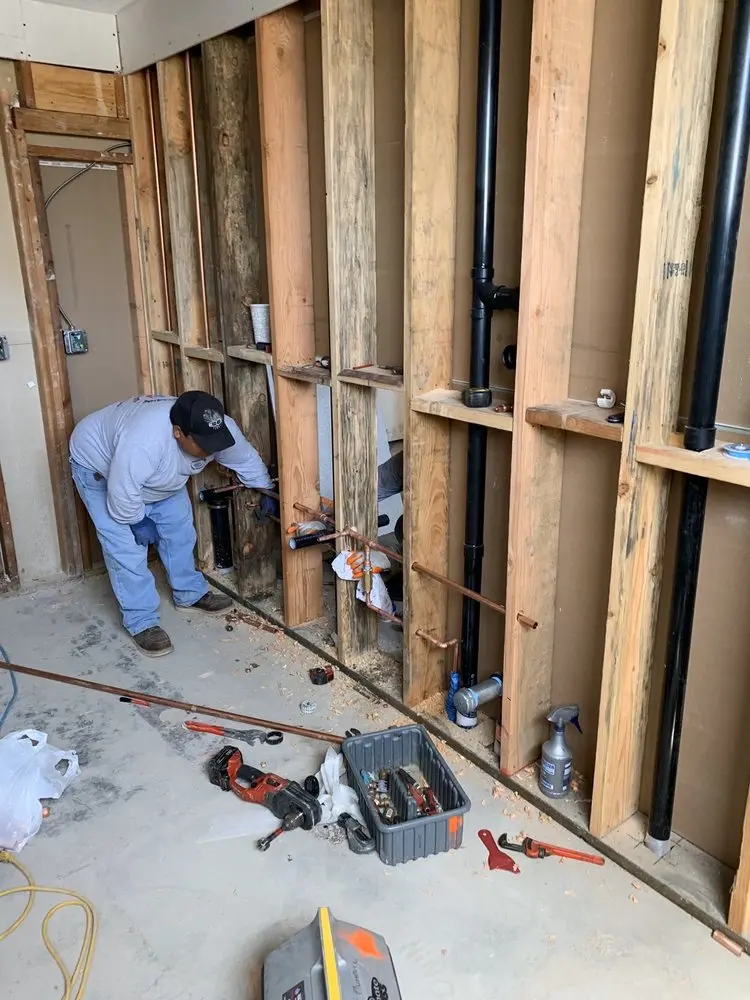 Commercial rough-in plumbing for Gas Line Repair in Valley Glen